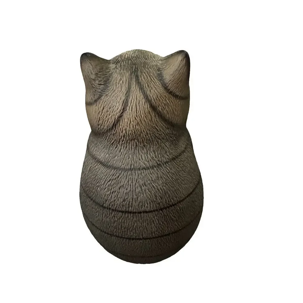 Tabby Cat Figurine Vintage Home Decor Made In Taiwan Cat Lady